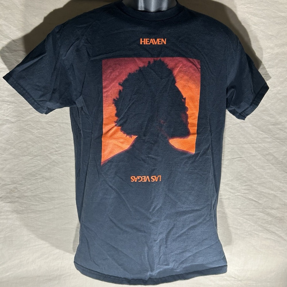 The Weeknd XO "Heaven" Las Vegas Graphic T-Shirt Black Medium